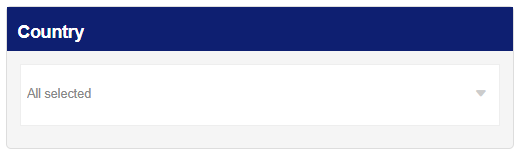 A styled filter component