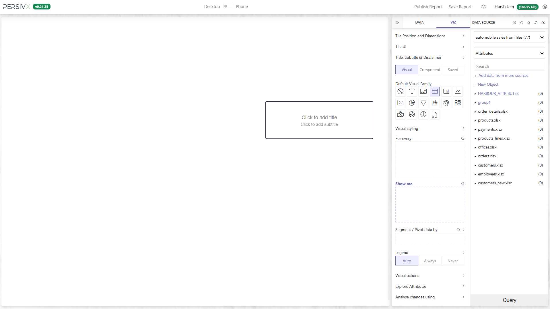 Creating a new tile for a filter component